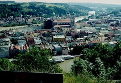 Passau: A Duna s az Inn fogja kzre a vrost